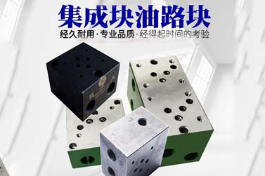 二路(lù)80*80*120電磁閥底(di)座油路集(jí)成塊油路(lù)塊帶側溢(yi)流